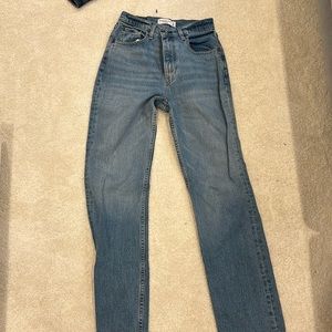 90s straight leg ultra high rise jeans